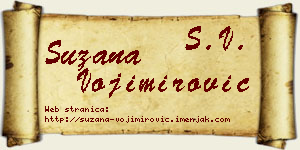 Suzana Vojimirović vizit kartica